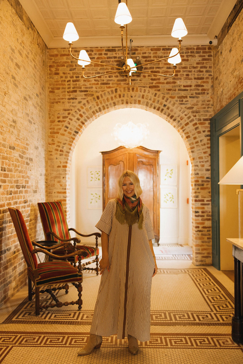 The Tilly Maxi Dress - Brown