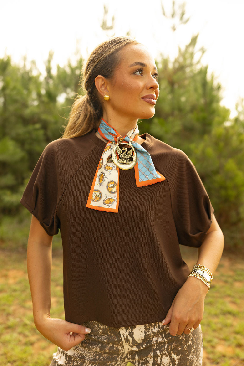 The Easy Street Top - Brown