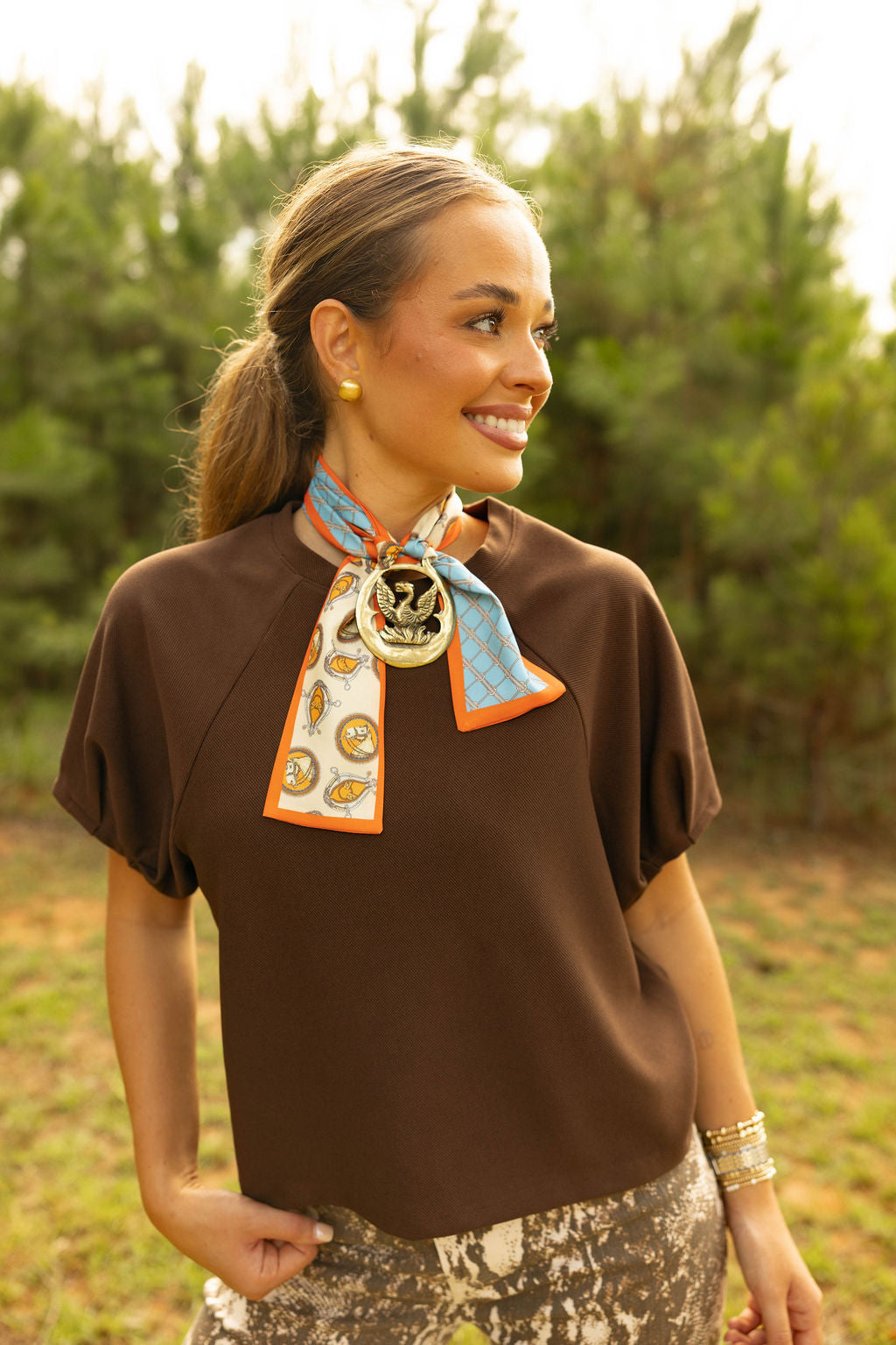 The Easy Street Top - Brown