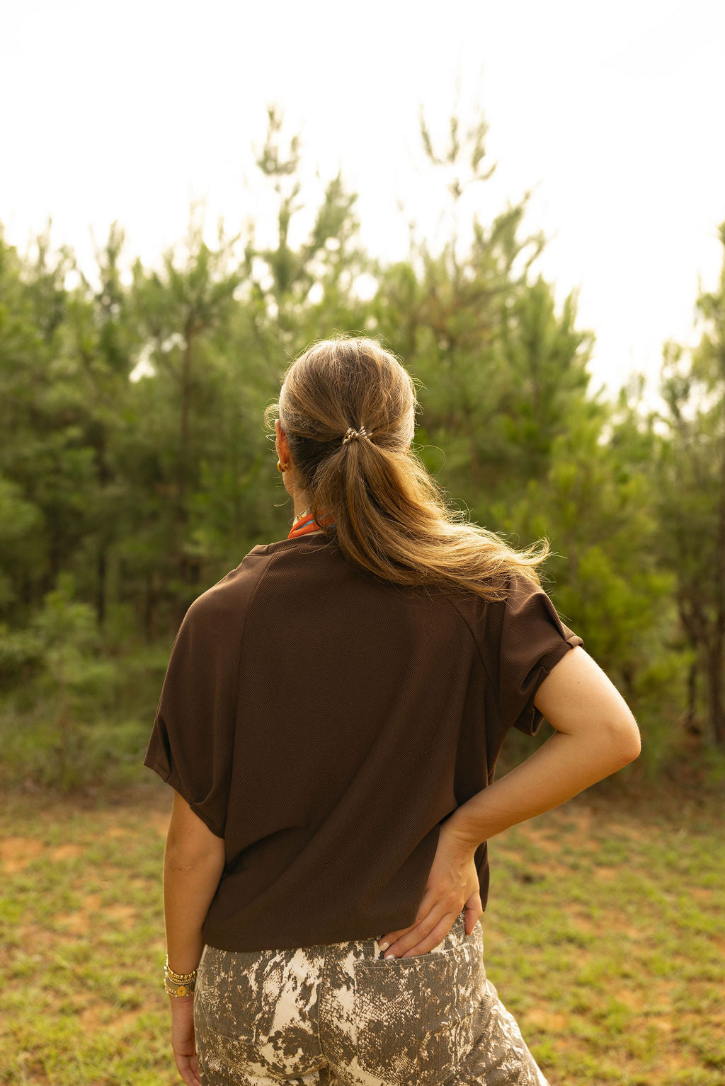 The Easy Street Top - Brown