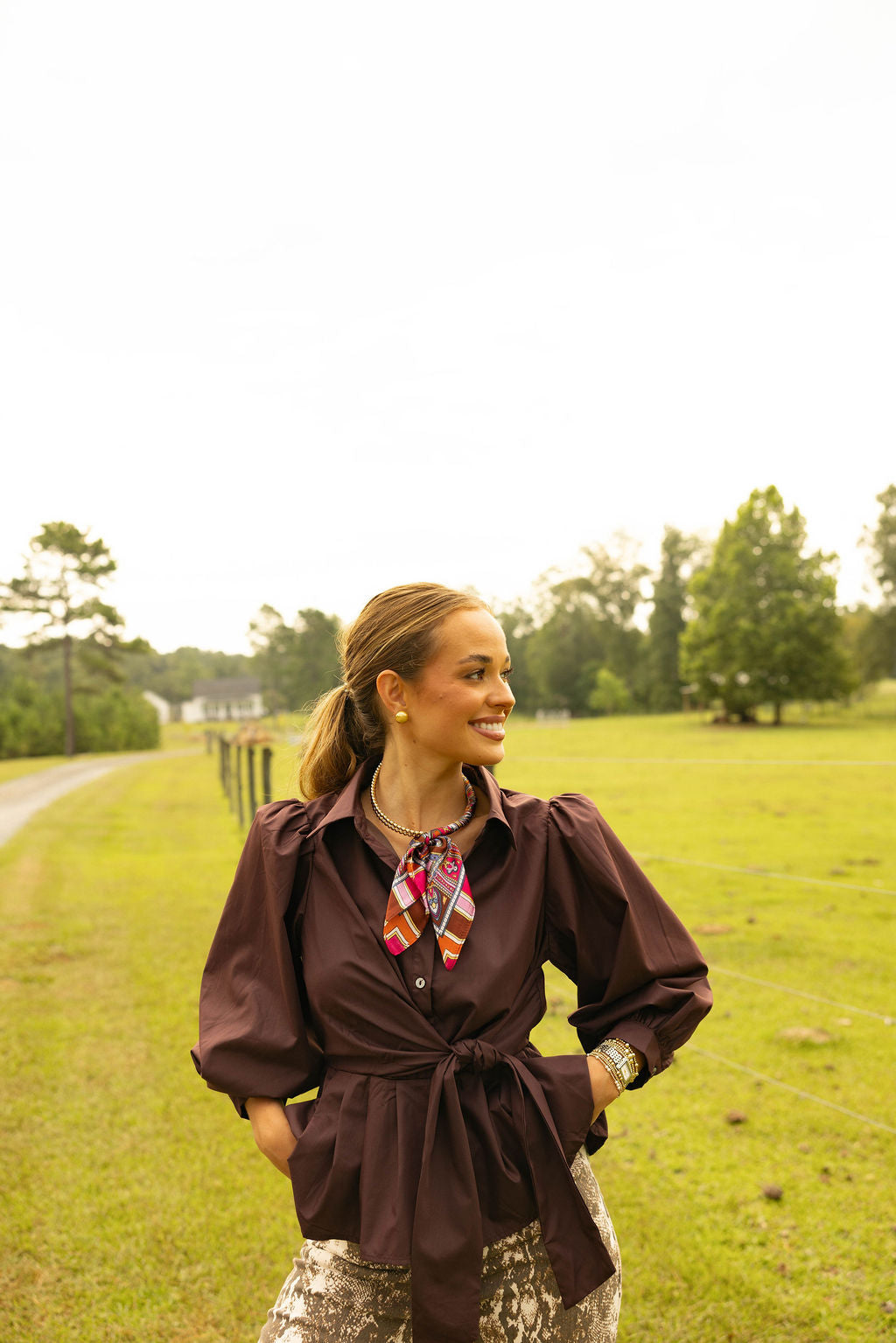 Richly Wrapped Blouse