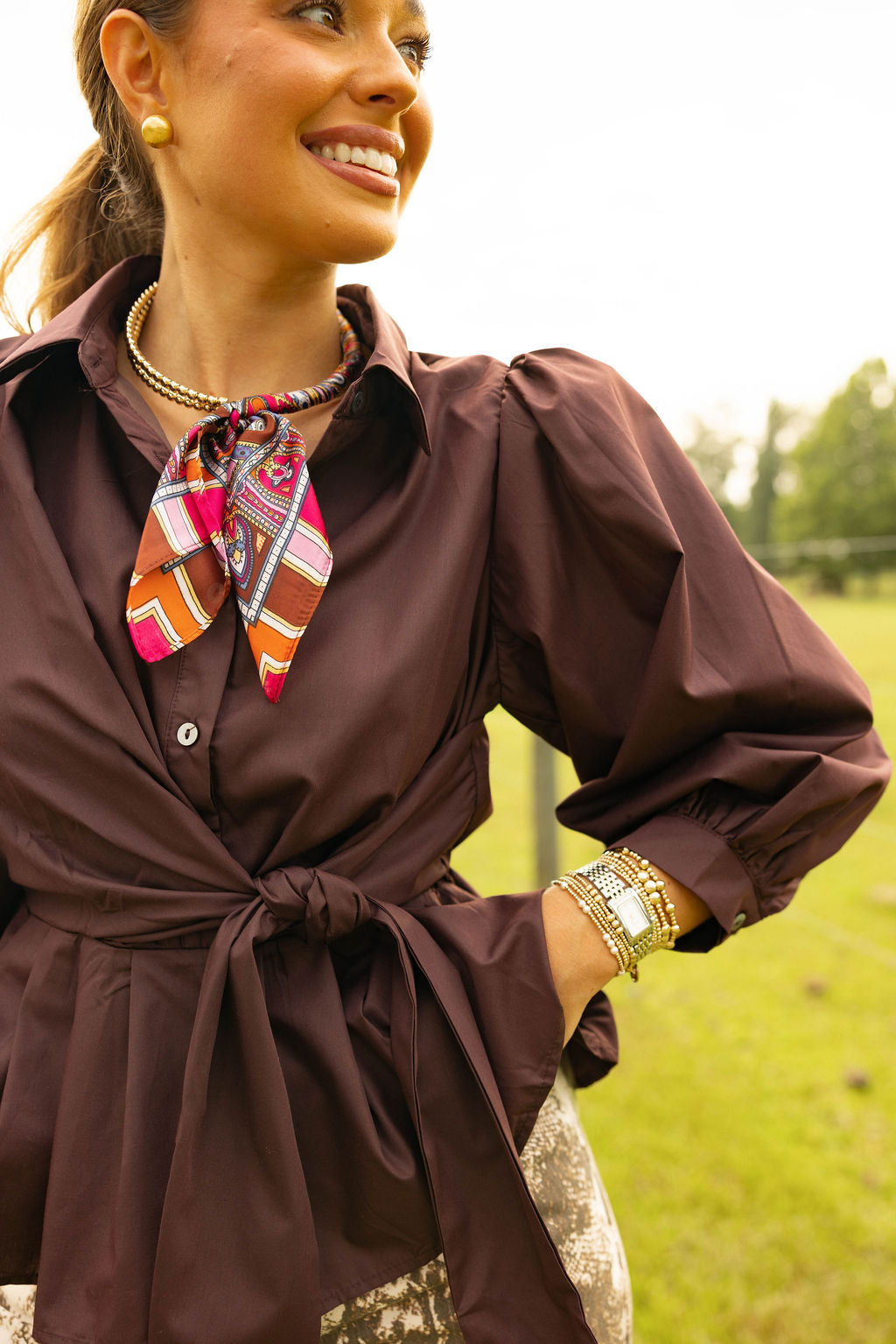Richly Wrapped Blouse