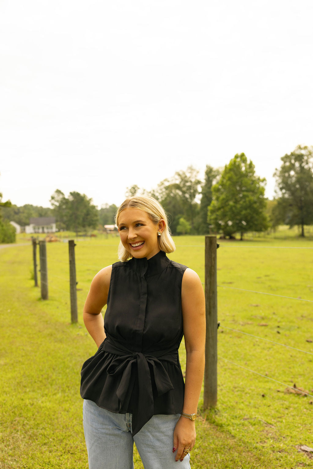 Tied to Perfection Top - Black