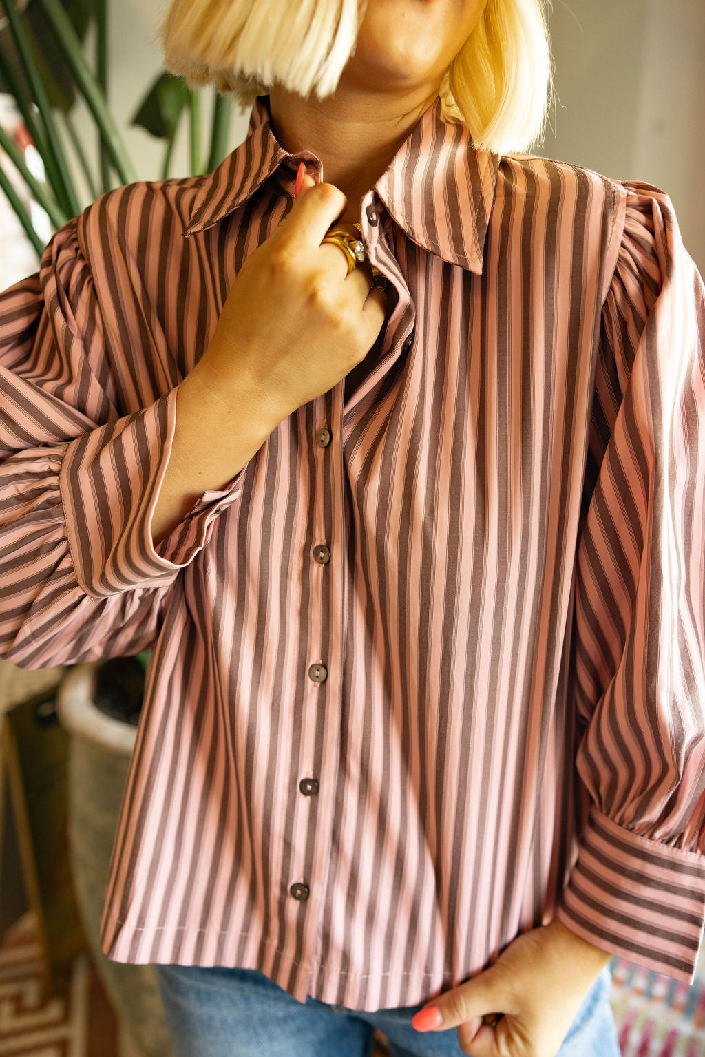 The Charleston Stripe Blouse