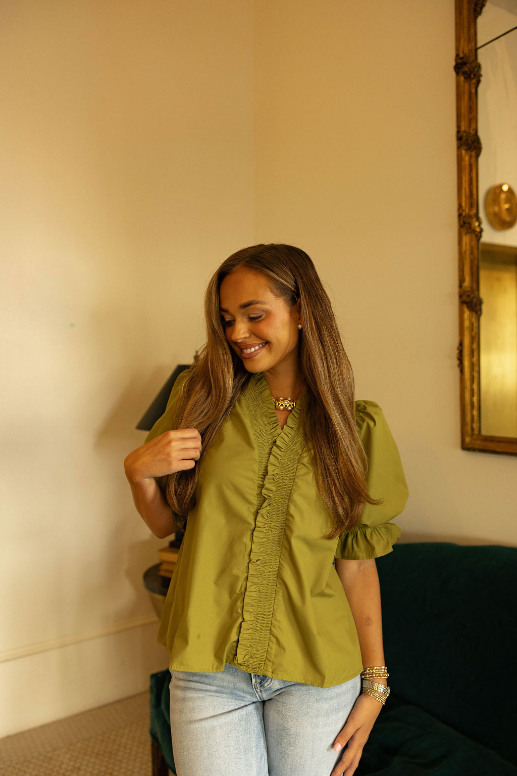 The Harvest Ruffle Top