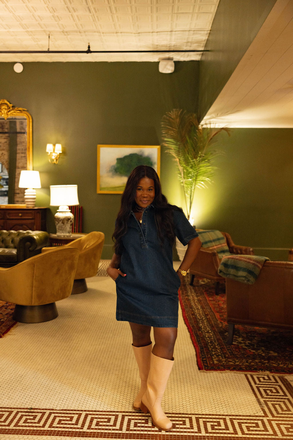 The Dallas Denim Dress