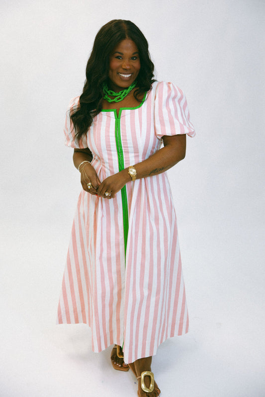 Seaside Stroll Midi - Pink