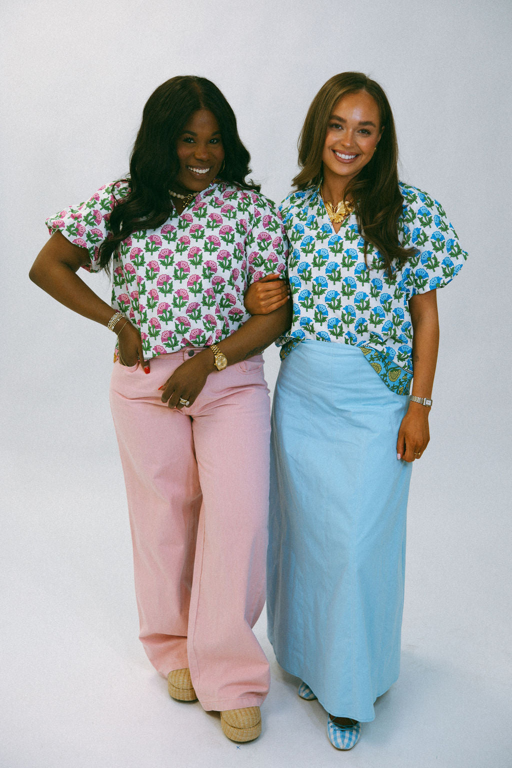 Fresh Bloom Blouse - Pink