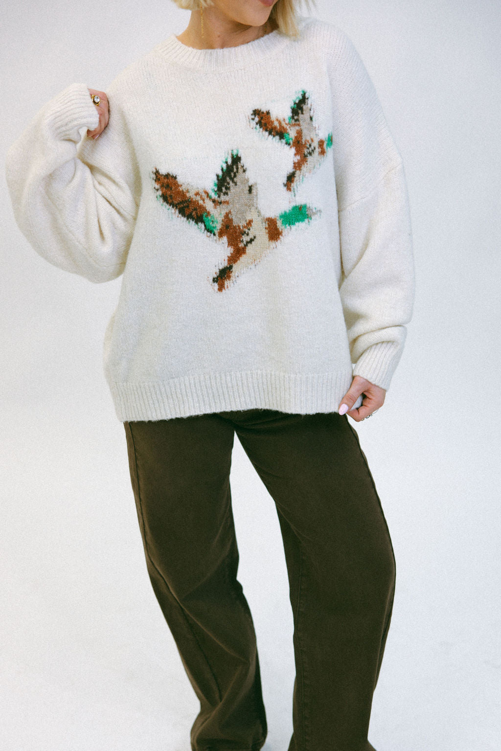 Fly Away Sweater - Cream