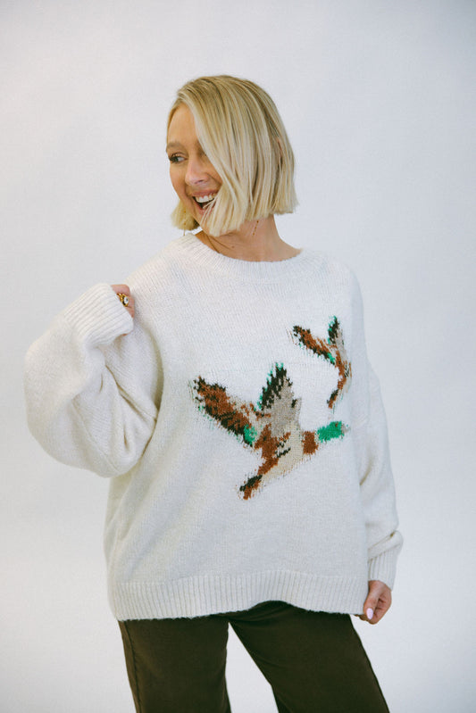 Fly Away Sweater - Cream