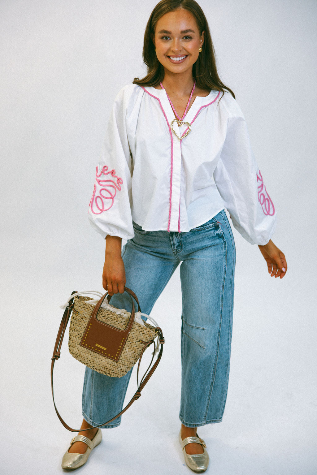 The Riviera Detail Top - White