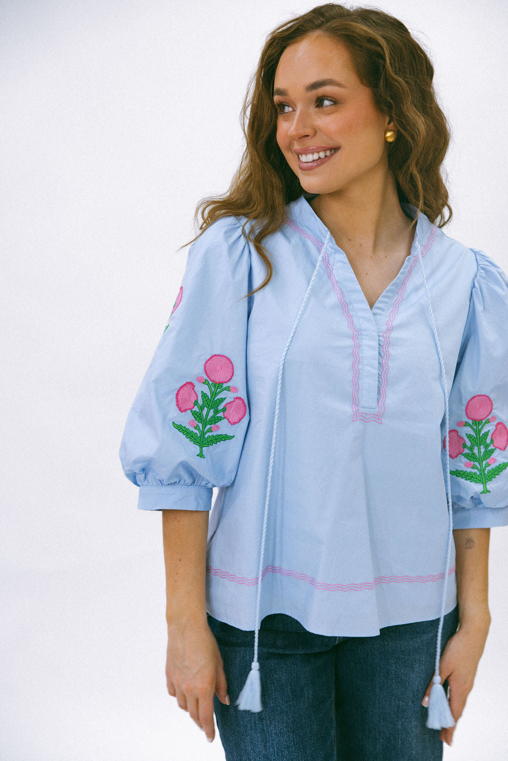 Blue Blossom Top