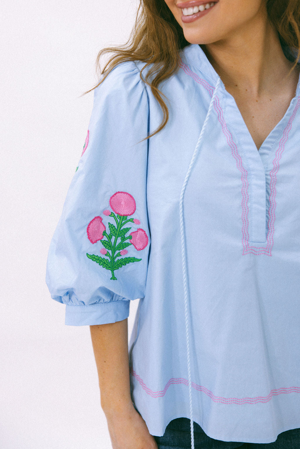Blue Blossom Top