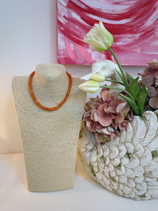 The Bead Edit Necklace - Orange