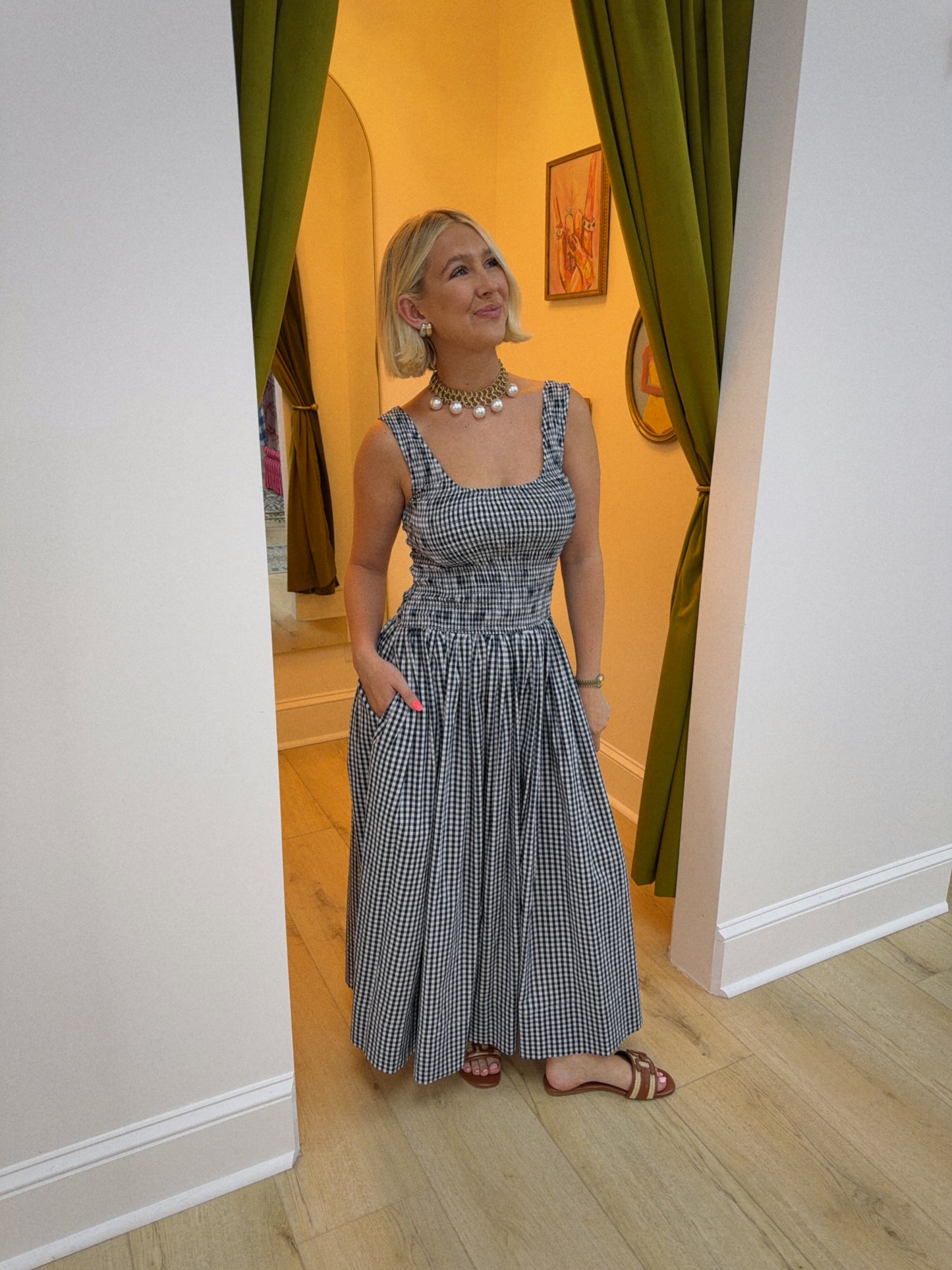 The Georgia Gingham Maxi