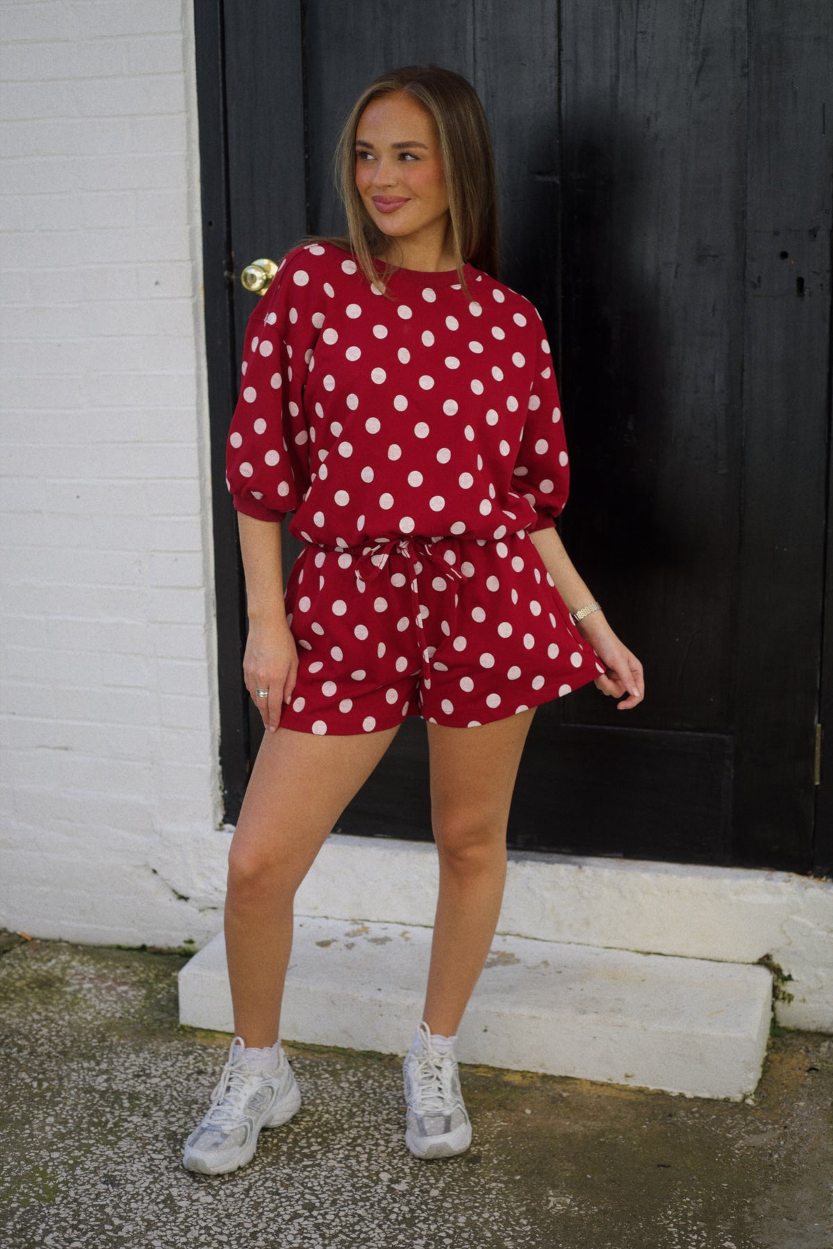 The Epic Polka Dot Set - Burgundy