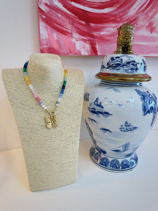 Colorful Butterfly Necklace