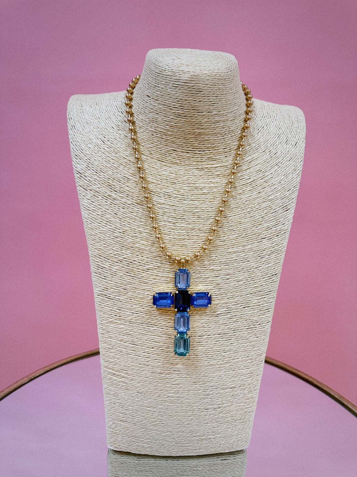 Colorful Cross Necklace