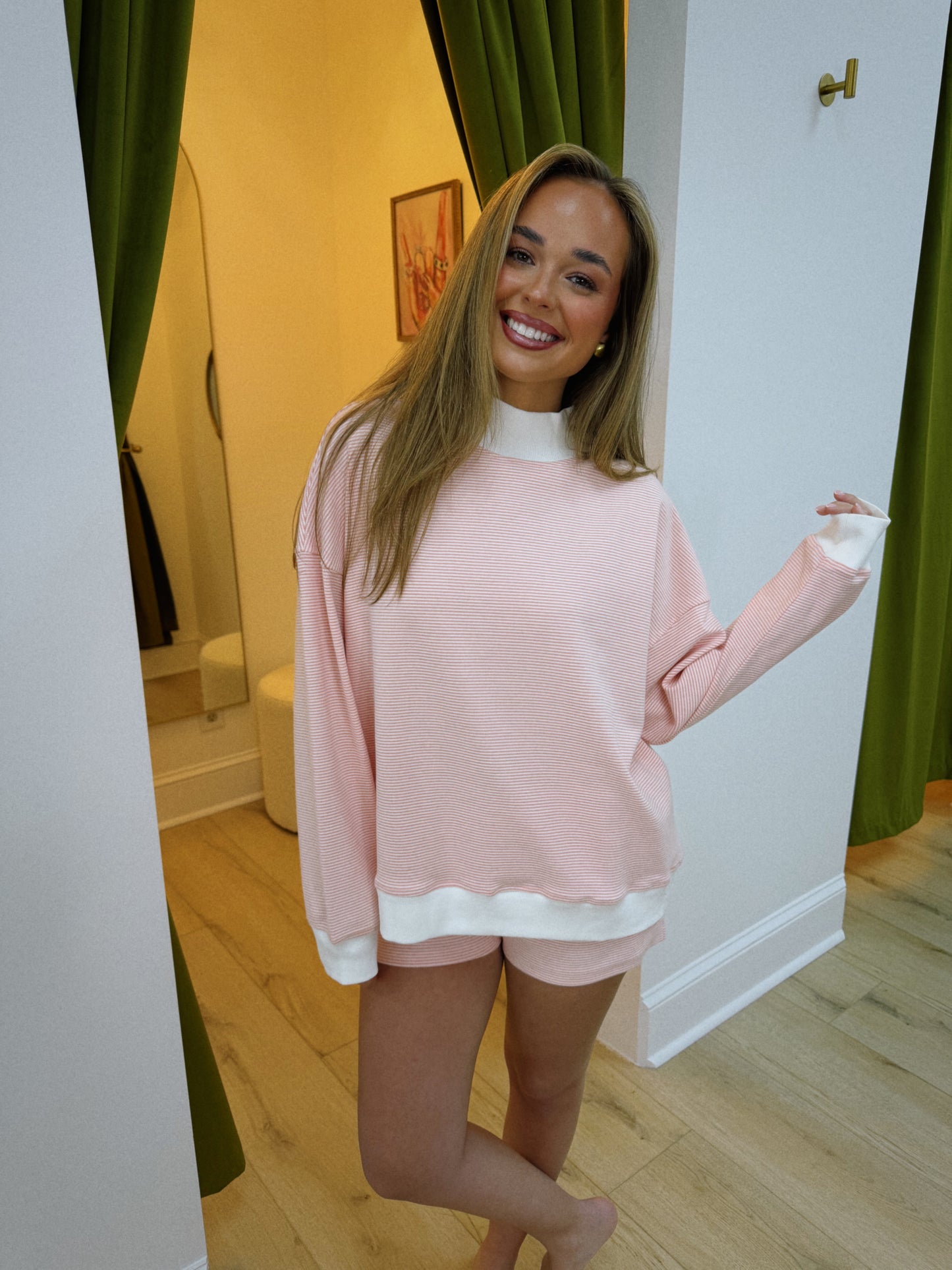 Hamptons Pink Sweatshirt