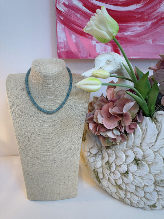 Beaded Bliss Necklace - Blue