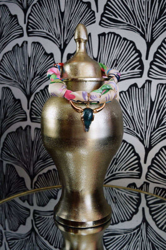 Celestial Twist Scarf Necklace