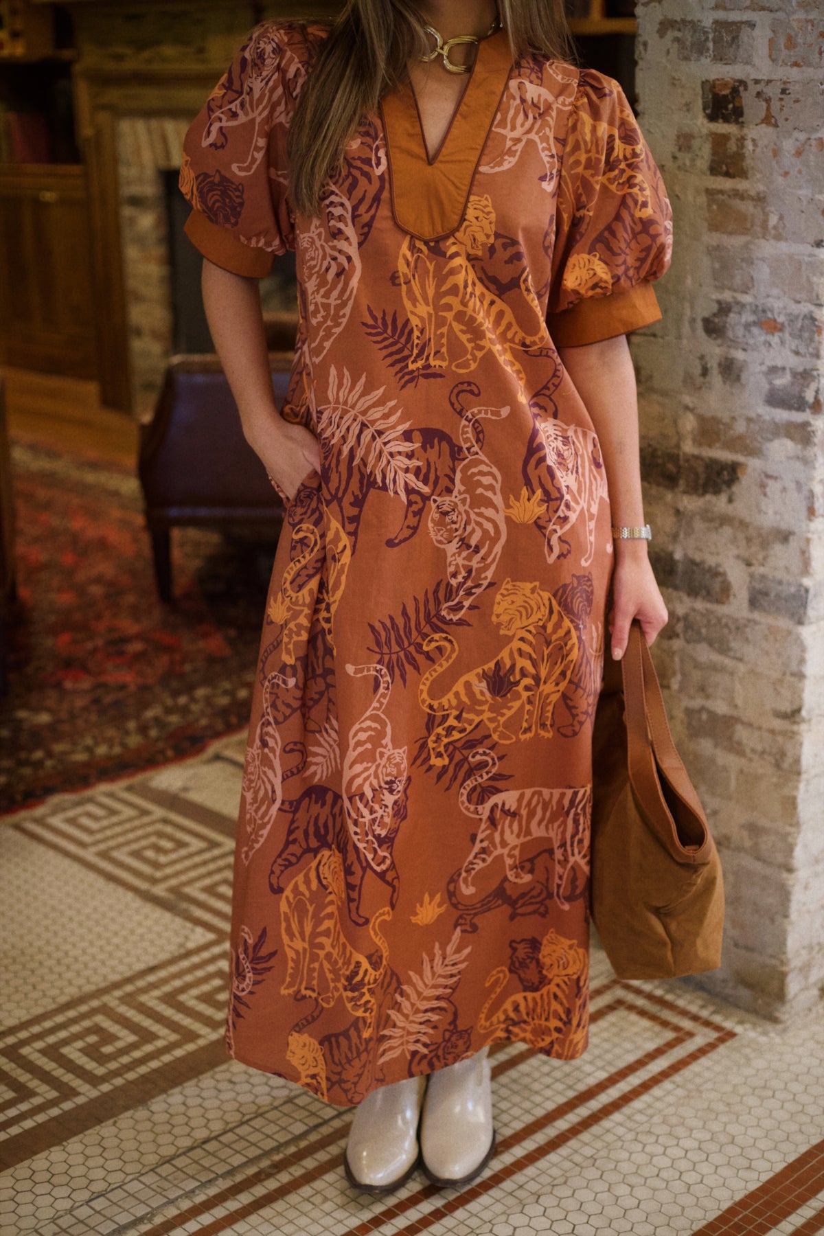 The Tiger Maxi - Brown