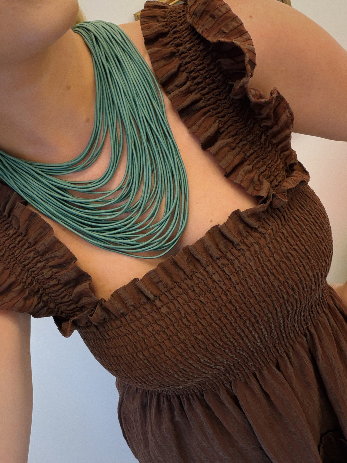 Cord Necklace - Green