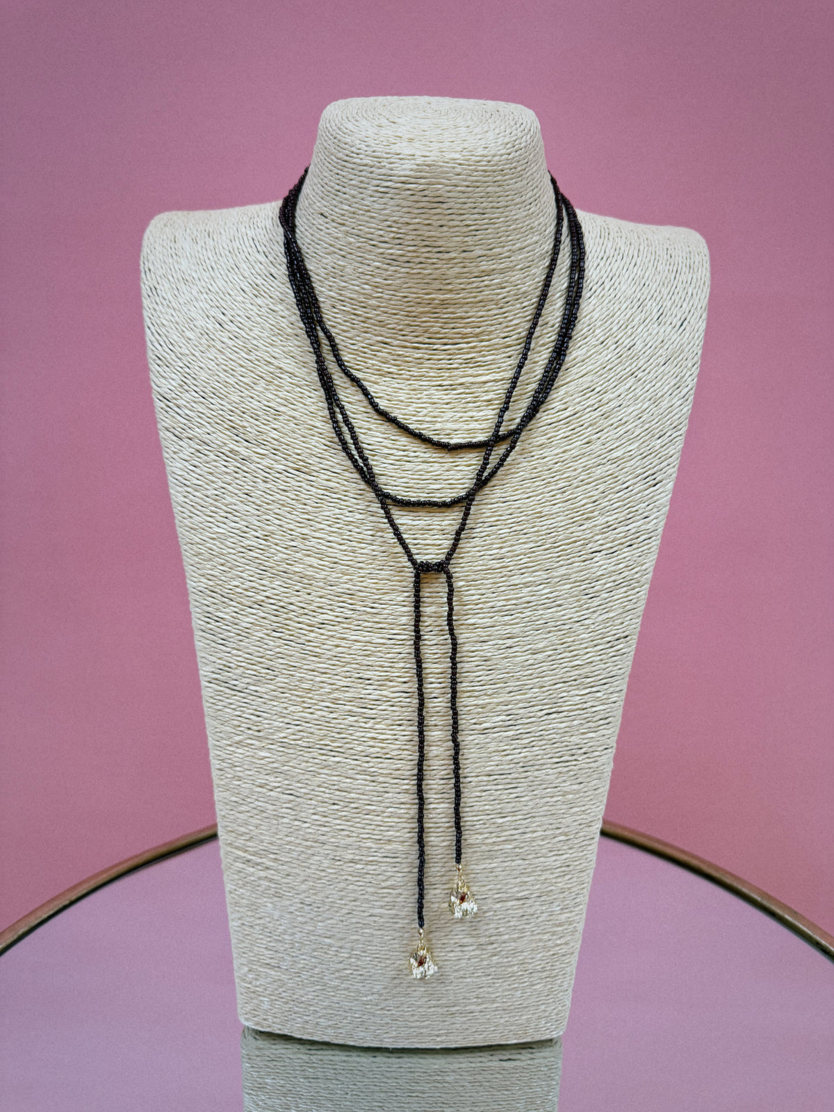 Light Wrap Necklace - Brown