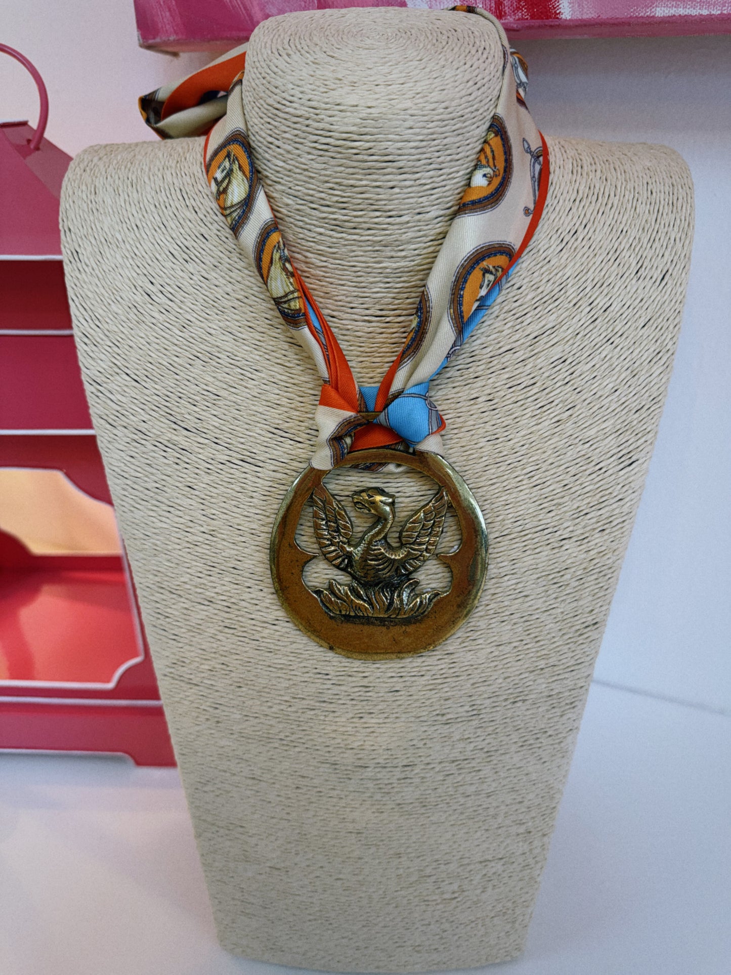 Fly High Scarf Necklace