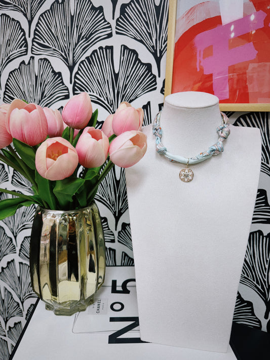 Spring Fling Scarf Necklace