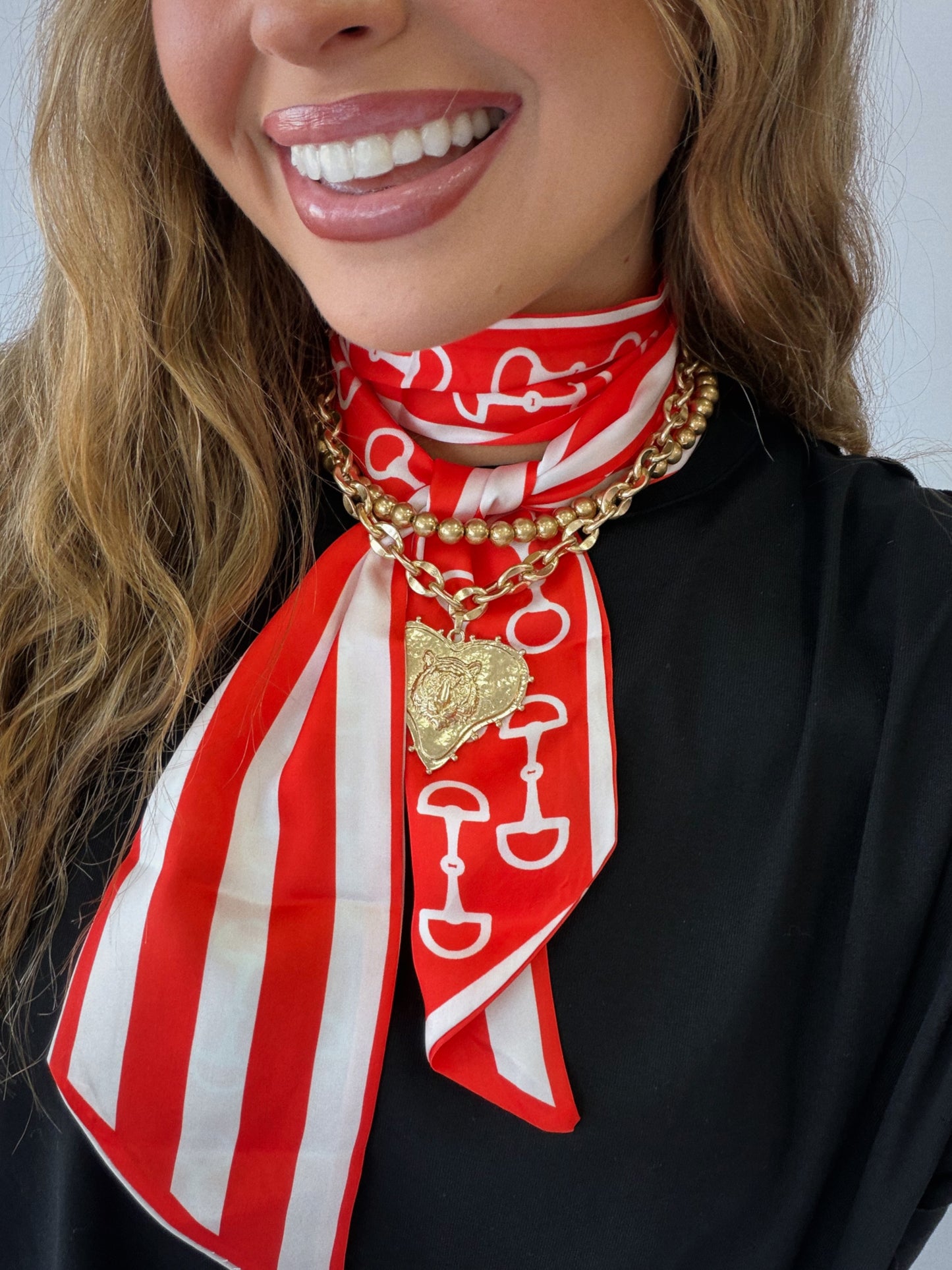 Horsebit Scarf