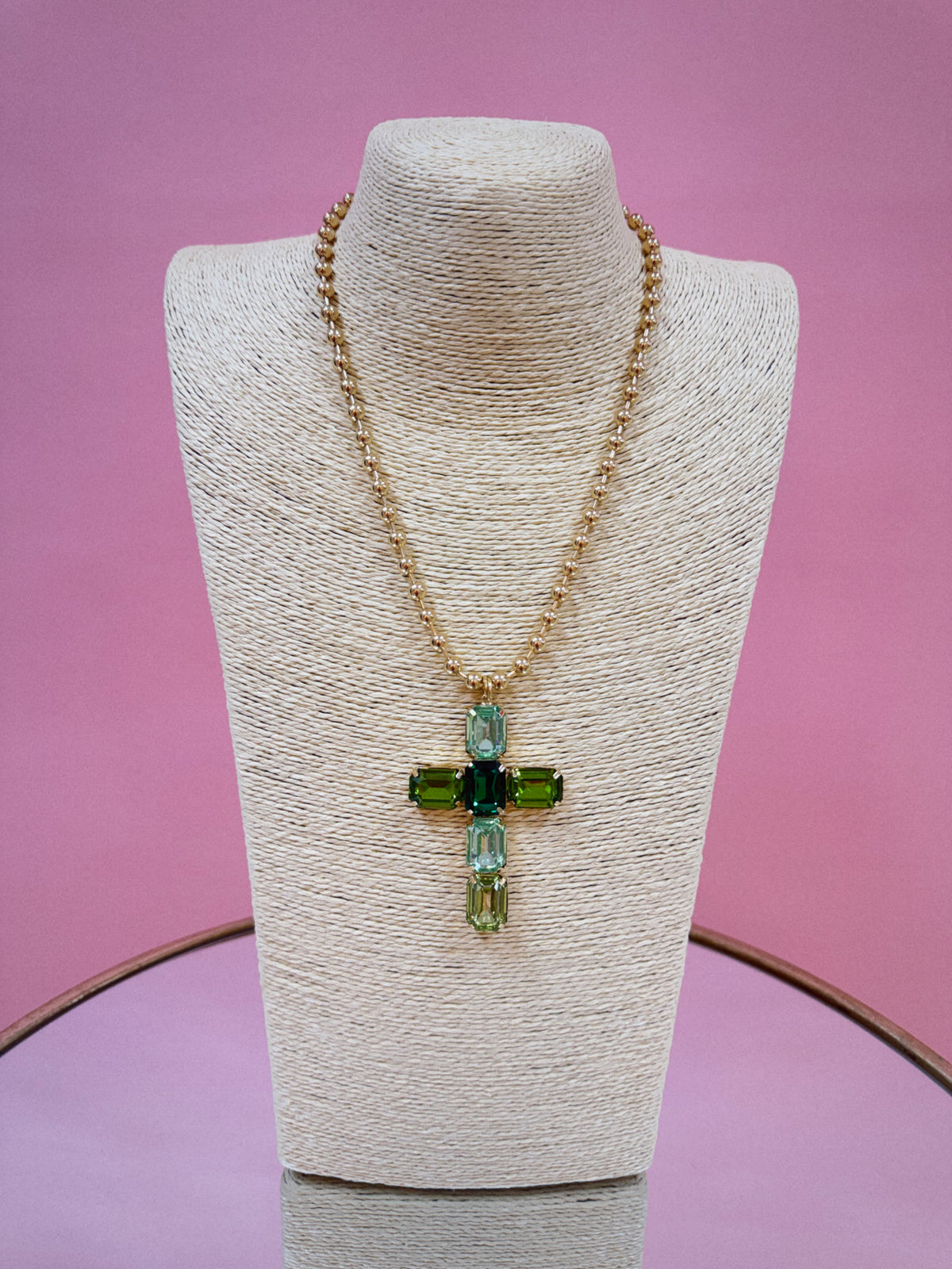 Colorful Cross Necklace