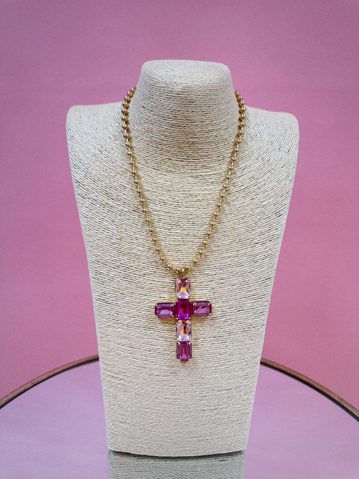 Colorful Cross Necklace