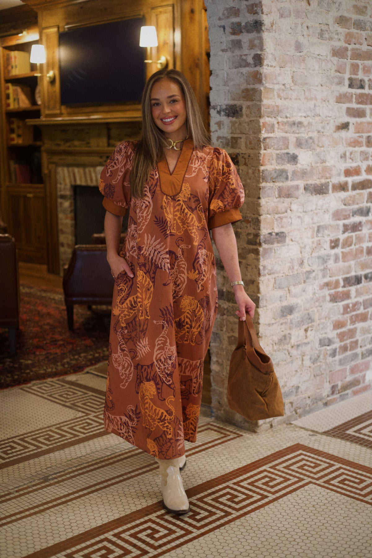 The Tiger Maxi - Brown