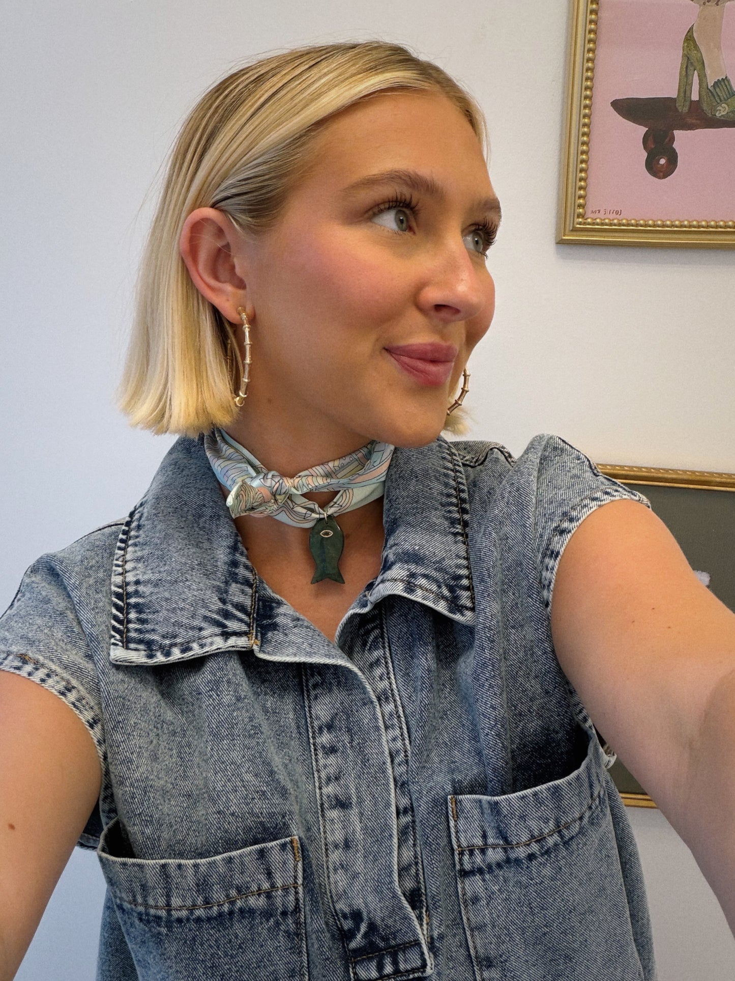 Under the Sea Scarf Necklace