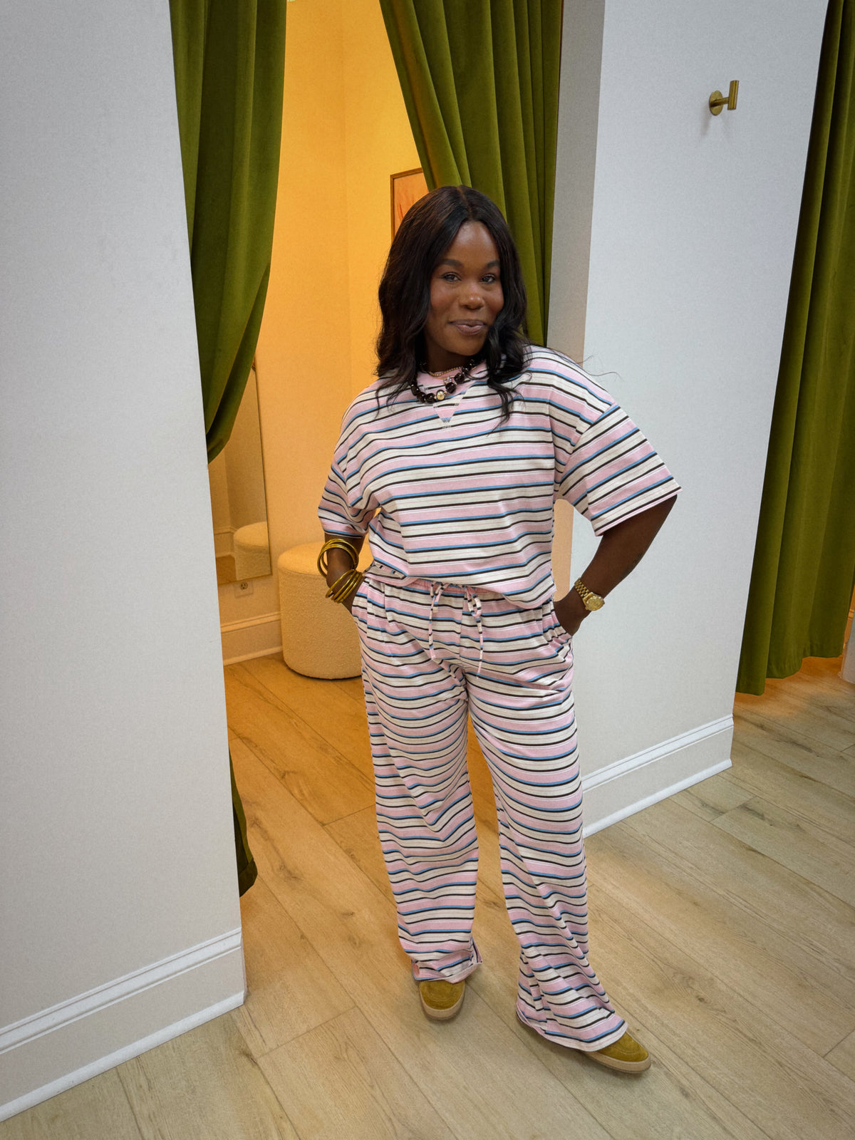 Stripe Crush Pants