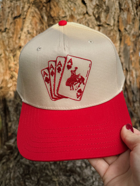 Western Cowboy Cards Trucker Hat