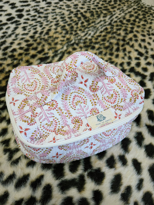 The Rosy Garden Cosmetic Bag