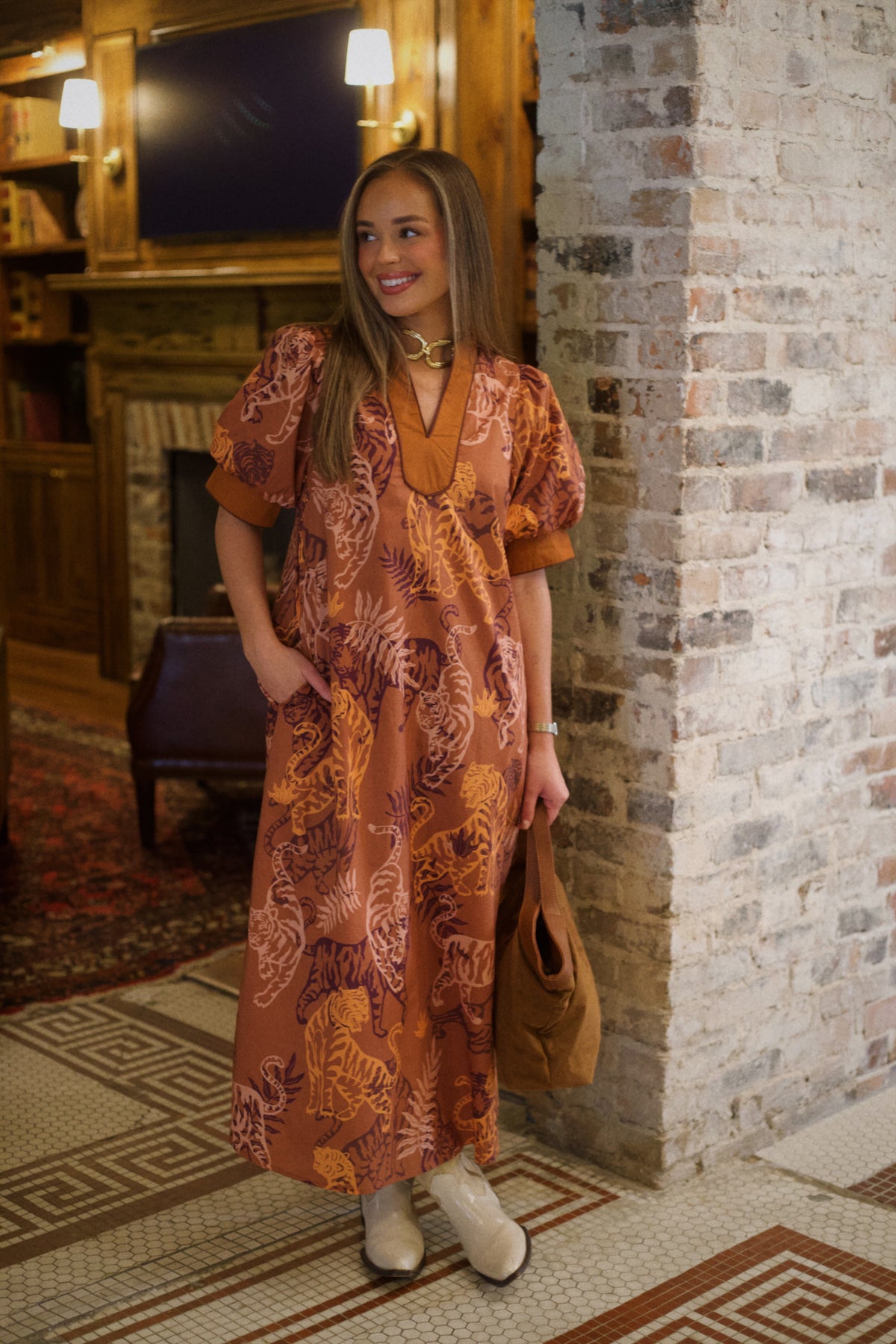The Tiger Maxi - Brown