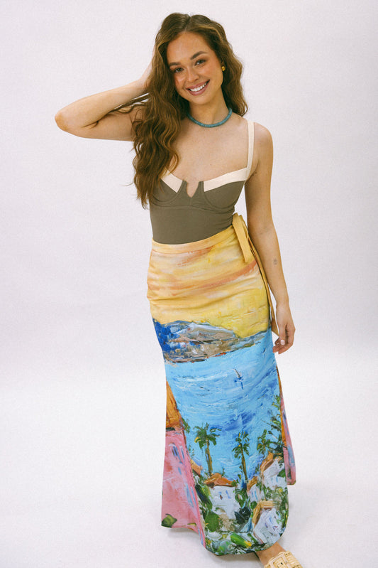 Capri Coast Wrap Skirt