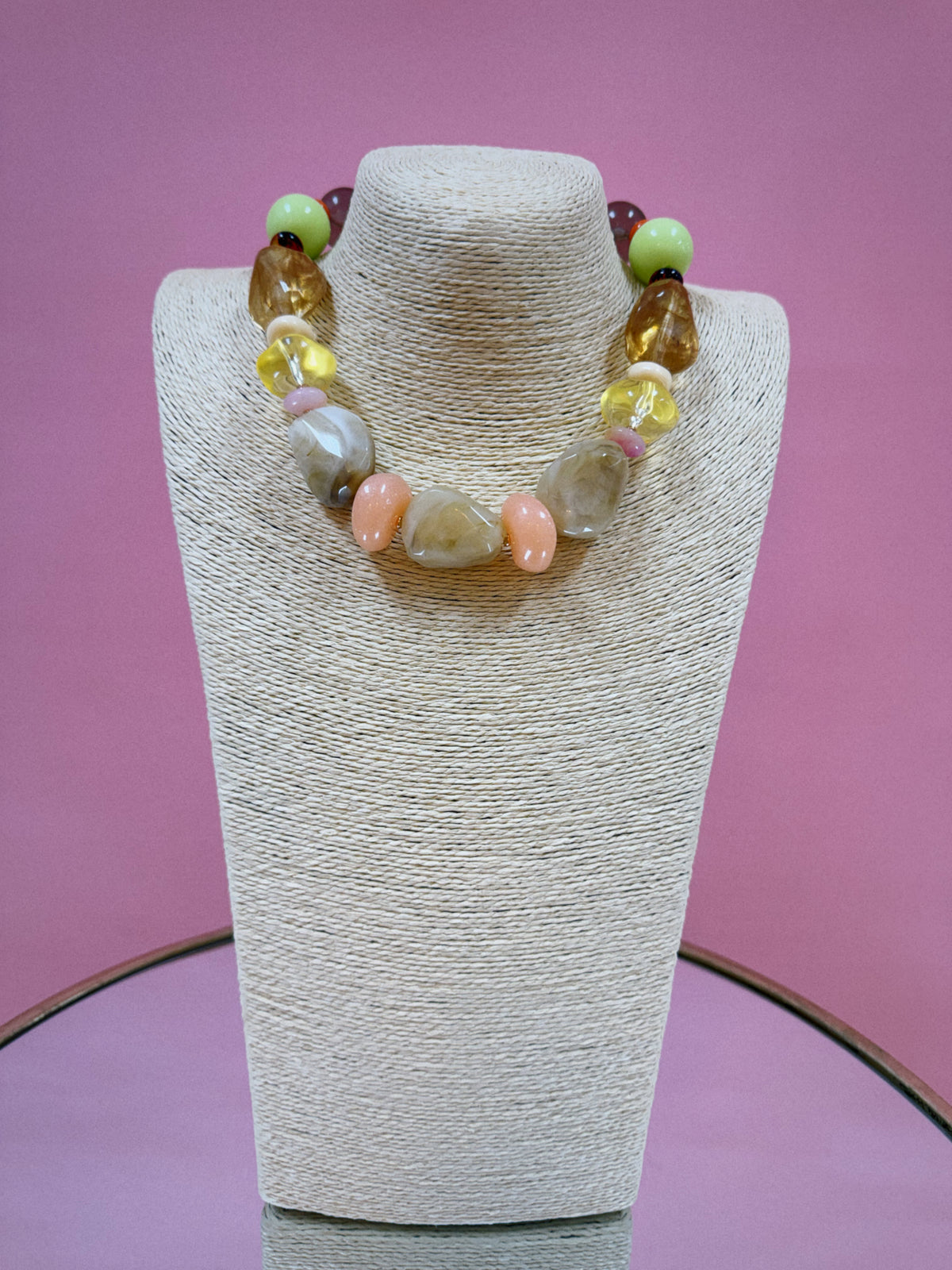 Eclectic Edit Necklace - Tan