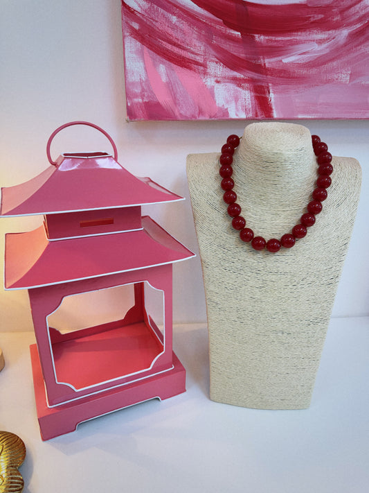 The Sienna Necklace - Red
