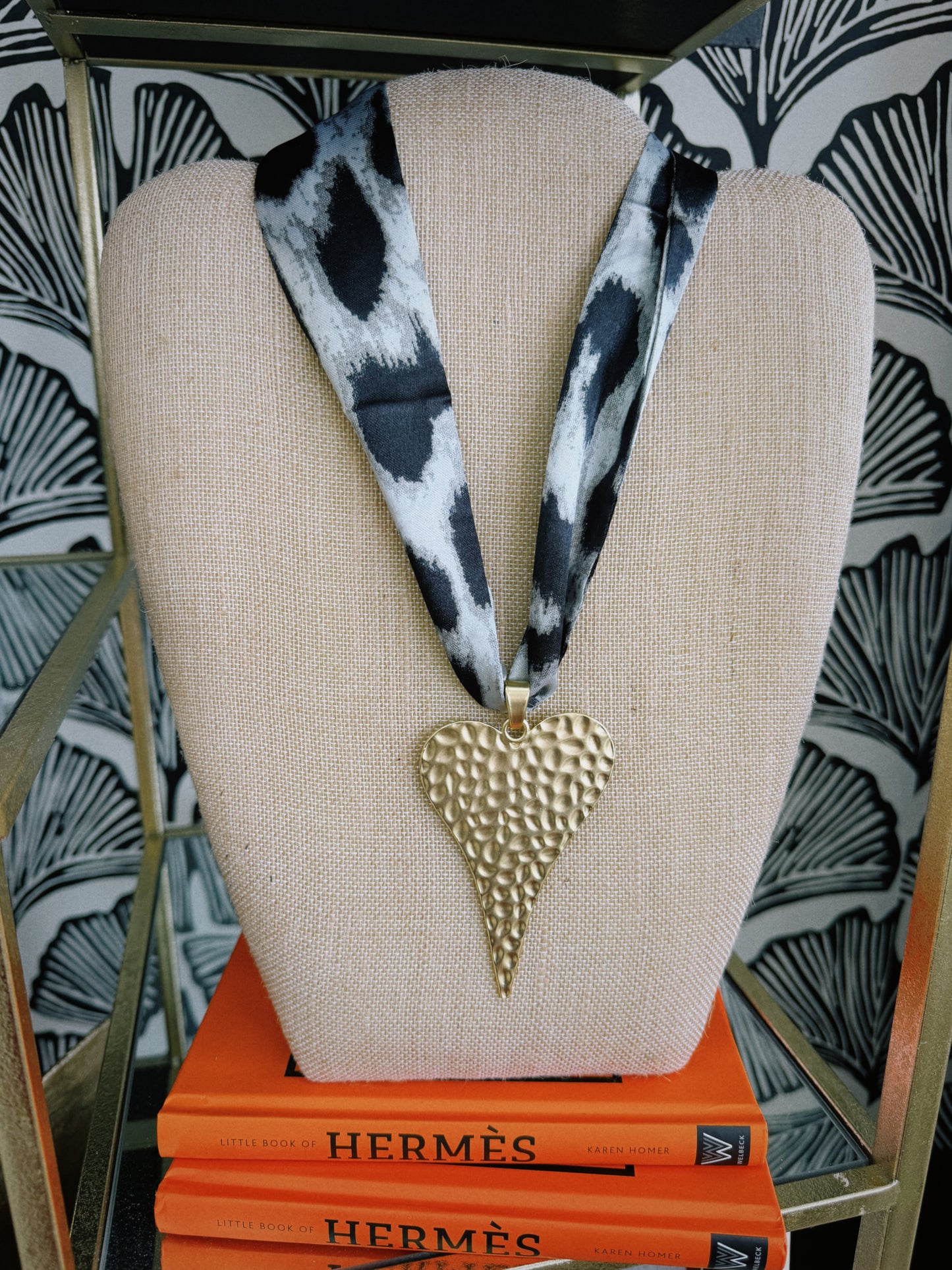 Cheetah Girl Scarf Necklace