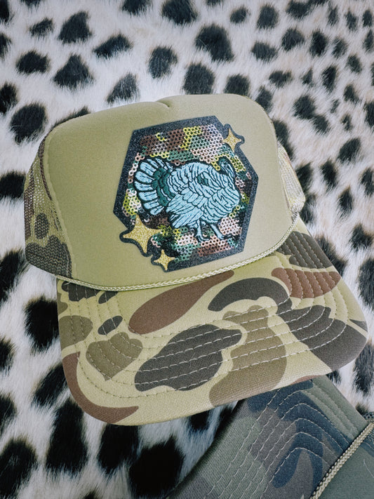 Turkey Camo Trucker Hat
