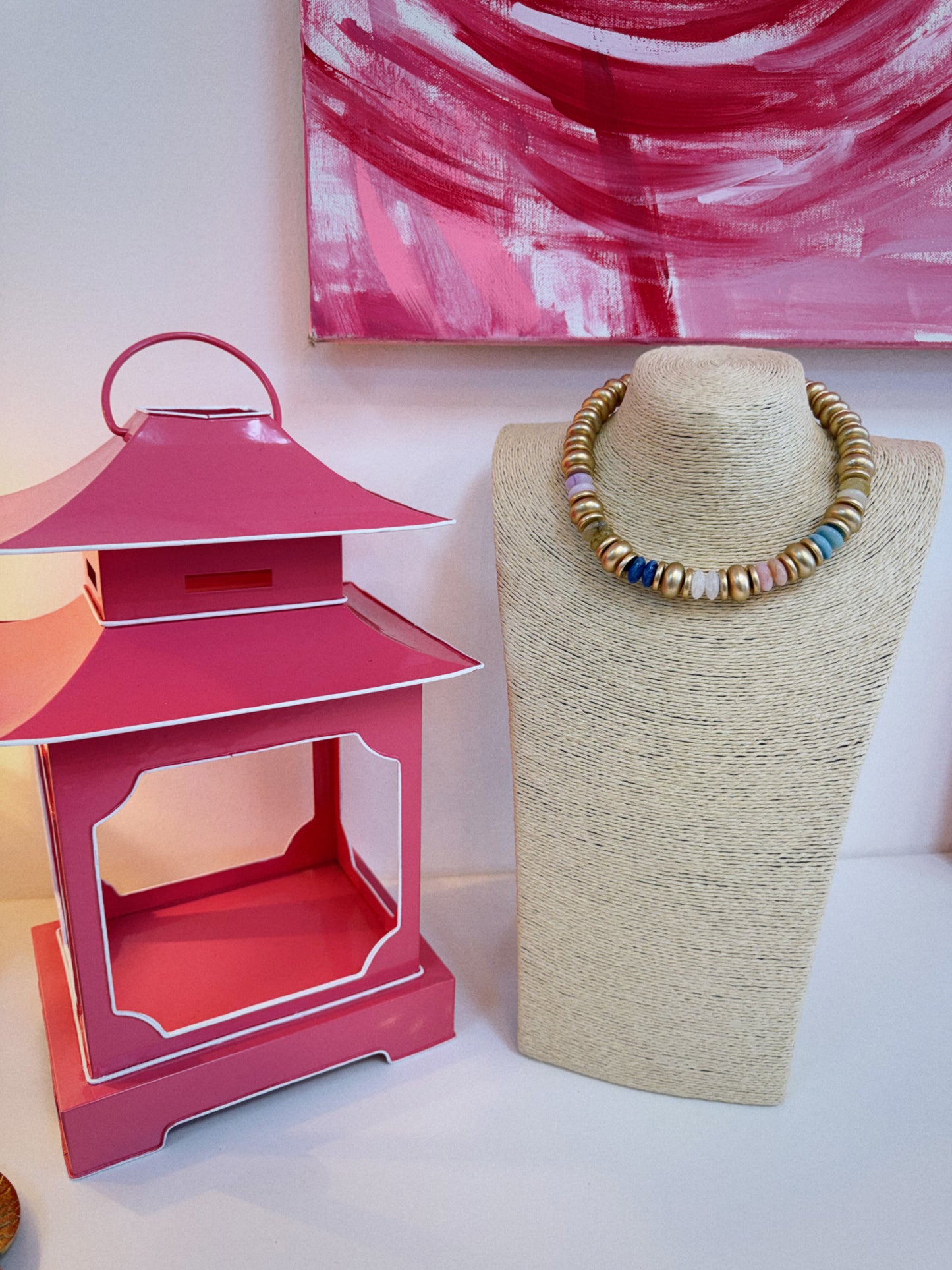 Golden Confetti Necklace