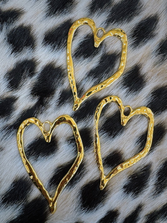 Big Open Heart Charm