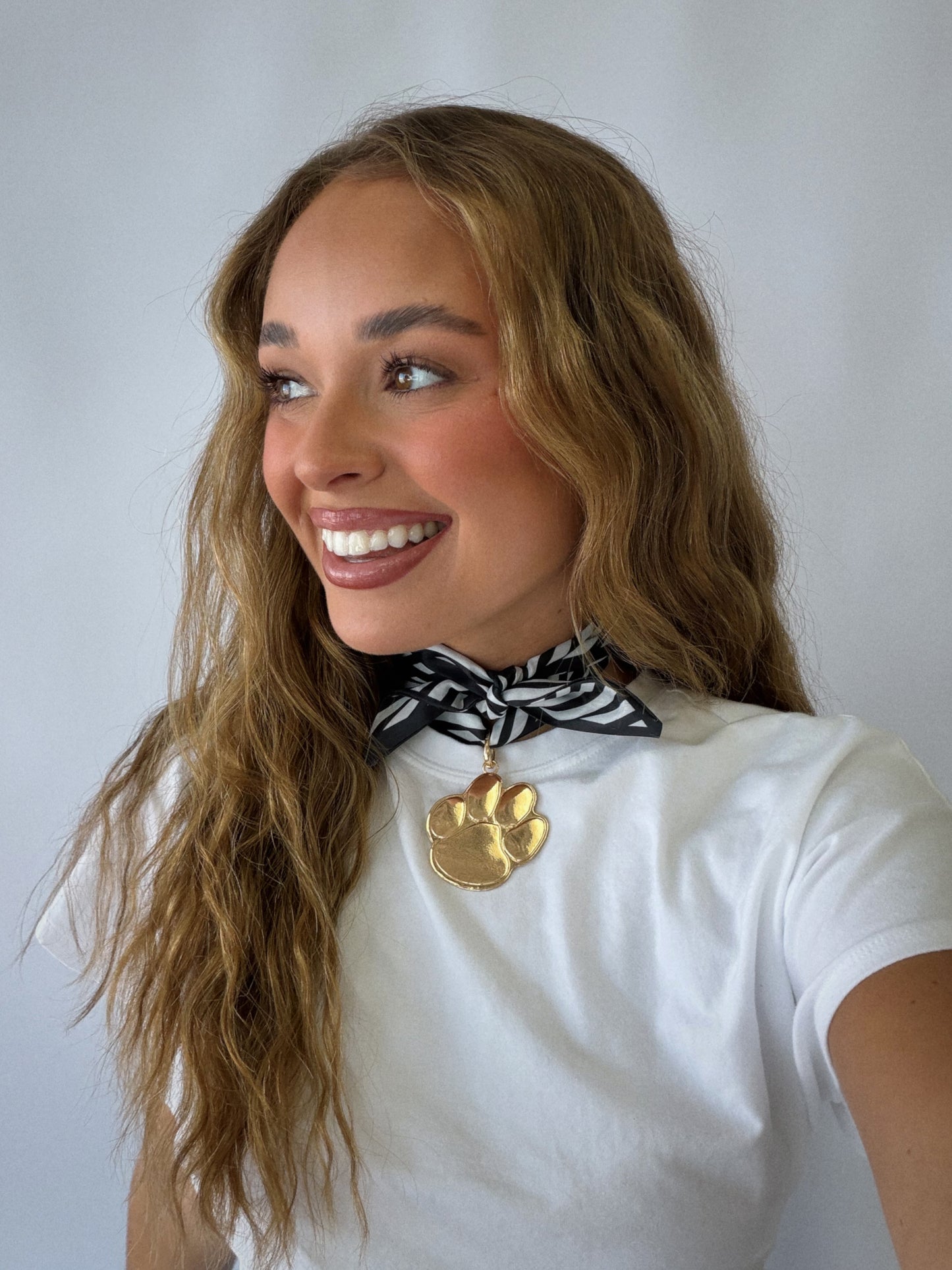 Go Dawgs Scarf Necklace