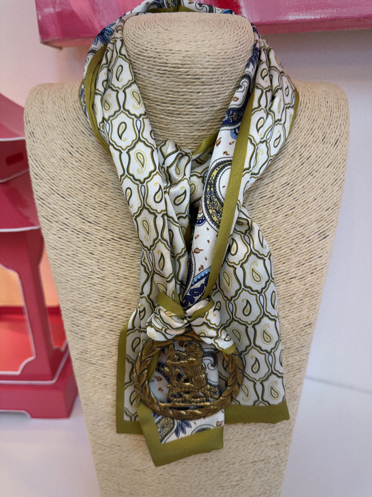The Paisley Scarf Necklace
