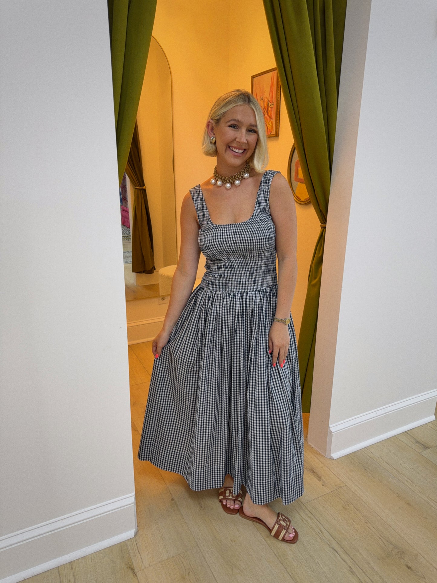 The Georgia Gingham Maxi