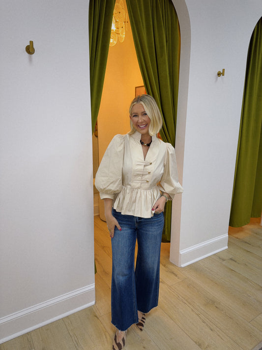 The Colette Top - Cream